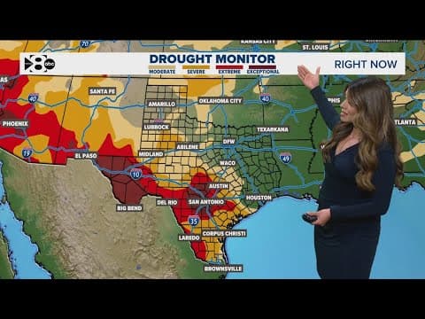 DFW Weather: Tracking our March rainfall, drought conditions