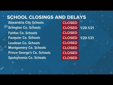 Many schools cancel weekend activities due to road conditions and cold temperatures