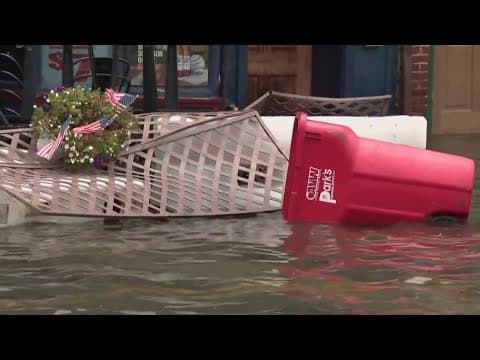 Debby aftermath: Parts of Annapolis and Baltimore were flooded