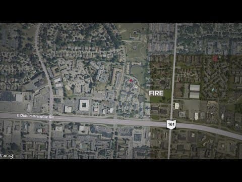 1 hurt in large fire at north Columbus apartment complex