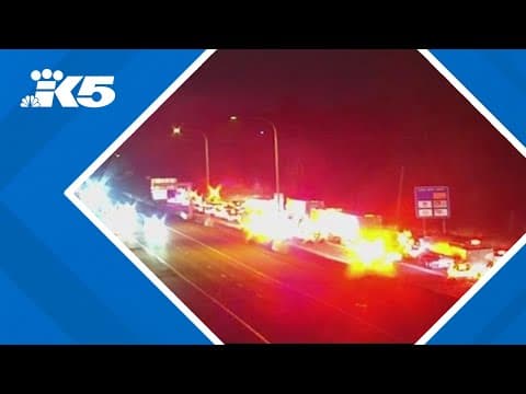 BREAKING: 6 vehicle crash blocks SR-167 N