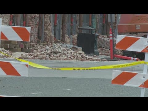Partial building collapse in the CBD impacts traffic, nearby residents