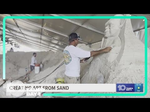 Artists transform sand into intricate art at Clearwater's Pier 60 Sugar Sand Festival