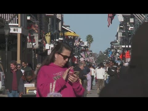 Bars, restaurants open as crowds return to Bourbon Street in New Orleans