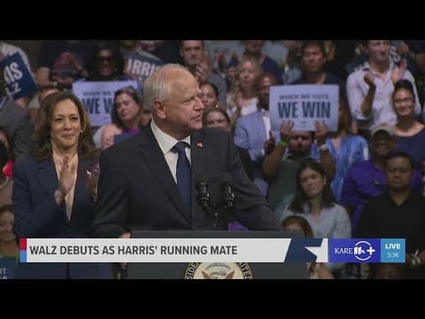 WATCH: Gov. Walz speaks about his background