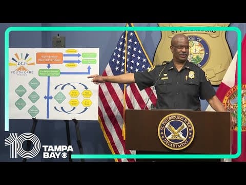 St. Petersburg Police announcing plan to cut down on young felony offenders