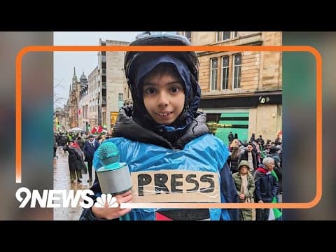 9-year-old Gaza War Reporter: Daily Challenges