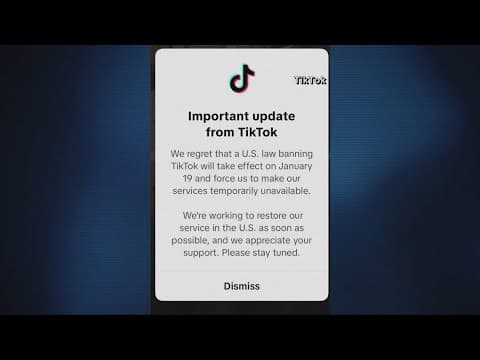 TikTok goes dark in U.S. before possible ban