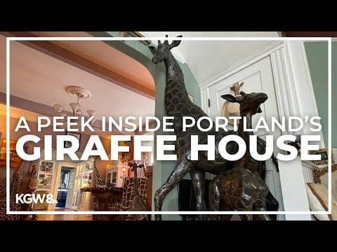 Owner of Portland's Giraffe House to offer public tours in honor of late wife