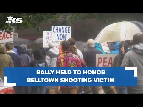 Rally held to honor Belltown shooting victim, call for change
