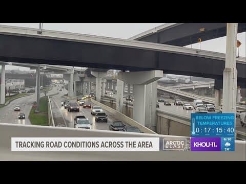 Tracking traffic troubles all across the Houston area on Monday