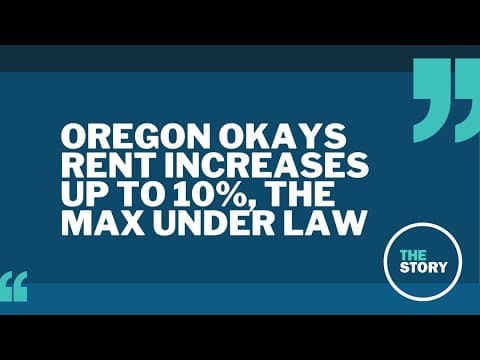 Oregon releases maximum rental increase for 2025