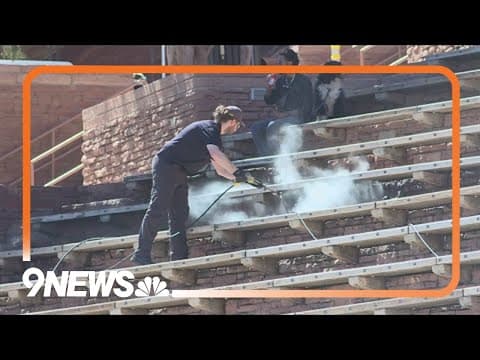 Denver music venue Red Rocks Amphitheatre gets a deep spring cleaning