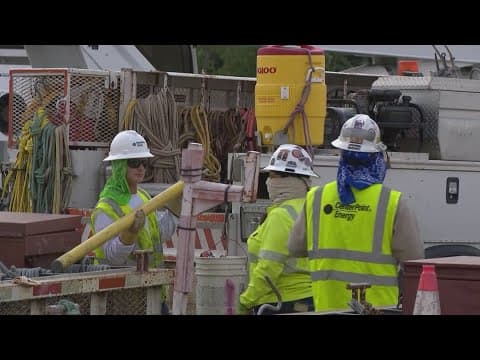 Thousands remain without power in Houston area after Beryl