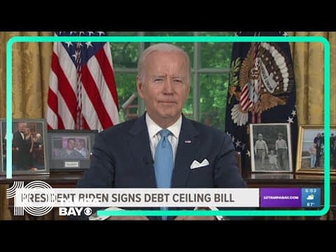 'The stakes could not have been higher': Biden signs debt ceiling bill