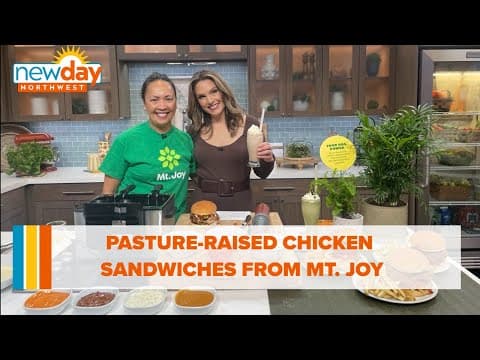 Pasture-raised chicken sandwiches from Mt. Joy - New Day NW