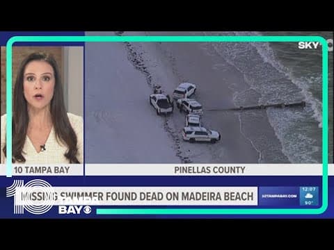 Missing swimmer found dead near Madeira Beach
