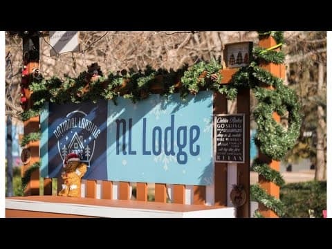 Celebrate the holiday season at the National Landing Lodge