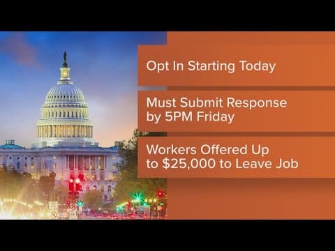 Federal health workers offered buyouts