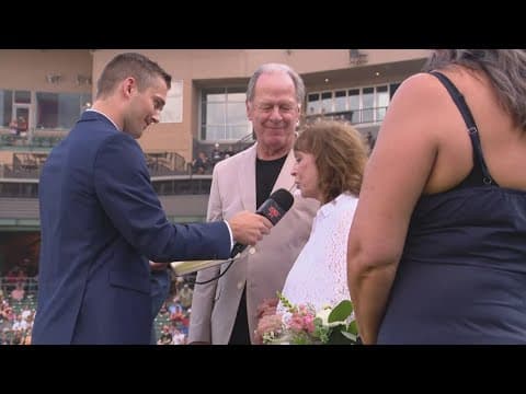 70-year-olds get married at Indianapolis Indians game after decades of being apart