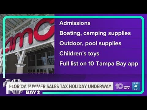 Florida's 'Freedom Summer:' What you can buy and save without paying sales tax