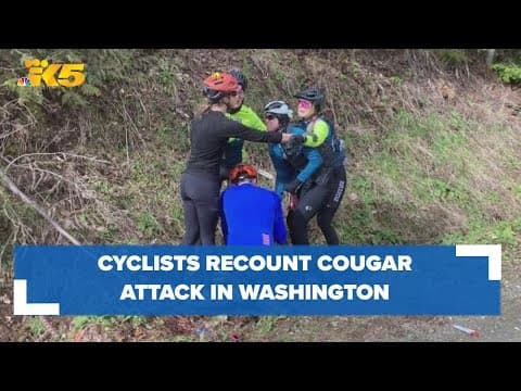 Cyclists recount cougar attack in Washington: 'Fighting for my life'