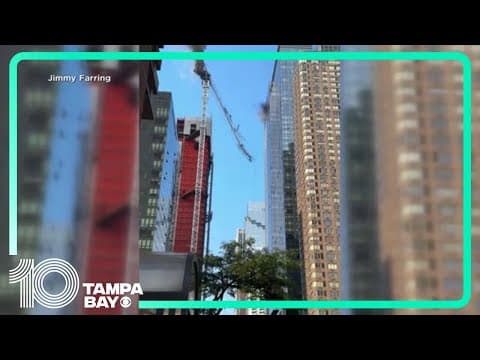 New York City crane collapse caught on camera
