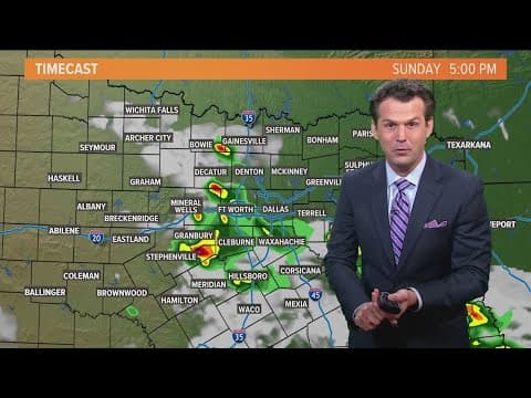 DFW weather: Rain possible in North Texas today, Monday