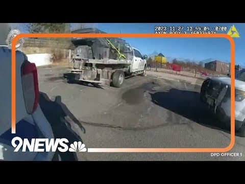 RAW: Body cam footage shows Denver police shoot, injure man outside apartment complex