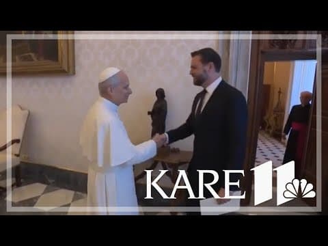 JD Vance gives Pope Leo XIV an invitation from Trump to visit US