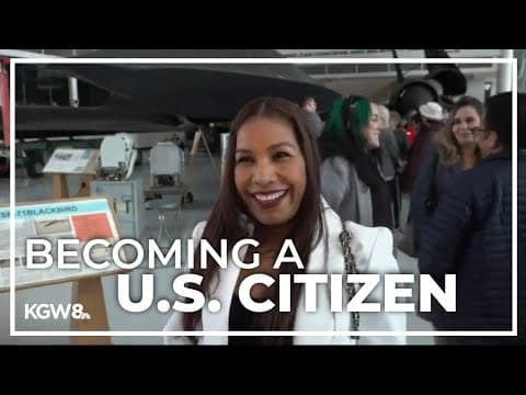 More than 60 newly sworn-in American U.S. citizens in McMinnville