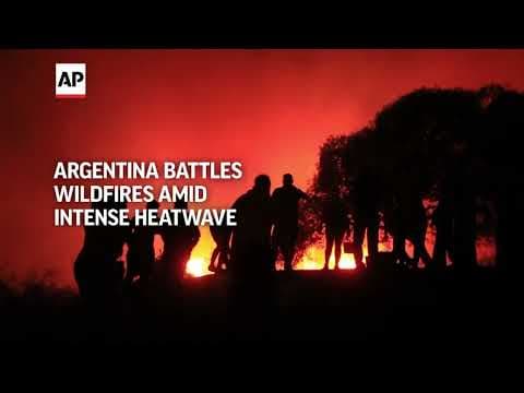 Argentina battles wildfires during intense heatwave