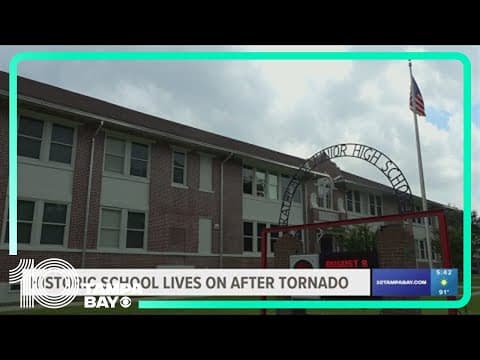 The historic Kathleen Middle School lives on after a full restoration following EF-2 tornado