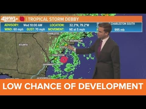 Wednesday Noon Tropical Update: Low chance of tropical wave development