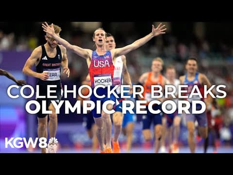 Cole Hocker pulls shocking gold medal win in men's 1500M final at Paris Olympics