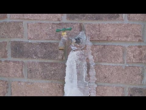 Latest updates: What to do to make sure your pipes don't freeze