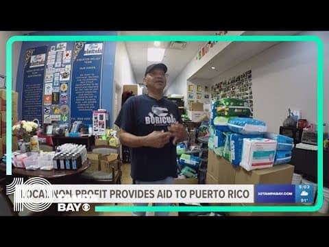 Tampa Bay-area non-profit sending aid to Puerto Rico amid widespread power outages