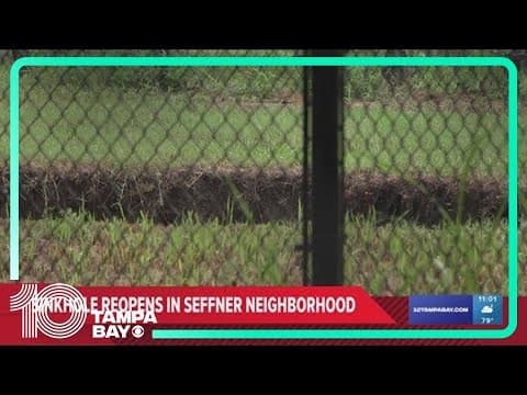 Sinkhole reopens in Seffner neighborhood