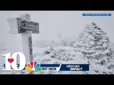 10Weather Impact Recap: First snows, cleaning up after Helene, and fall colors