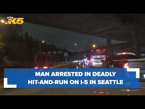 Man arrested 5 months after deadly hit-and-run on I-5 in Seattle