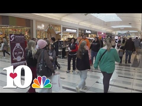 People pack West Town mall for Black Friday