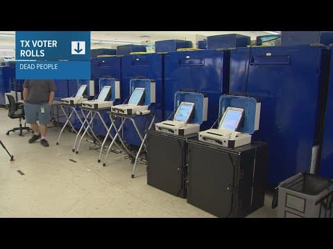 Texas governor says over 1 million names have been removed from the state's voter rolls