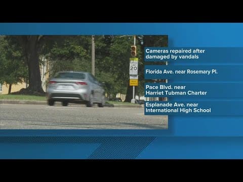 Five school zone cameras repaired in New Orleans
