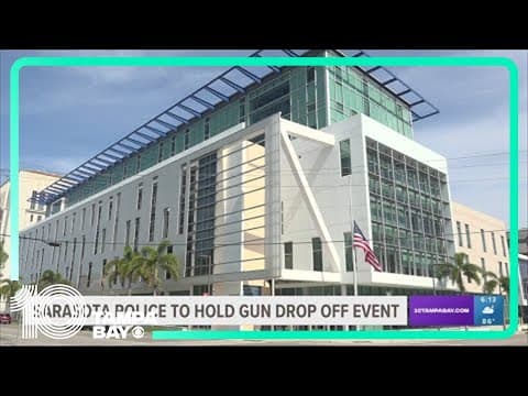 Sarasota Police to host firearm turn-in, free gun lock giveaway as way to mop guns off the street