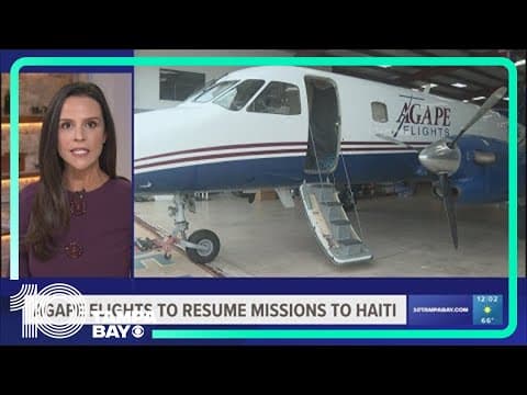 Agape flights resuming relief missions to Haiti