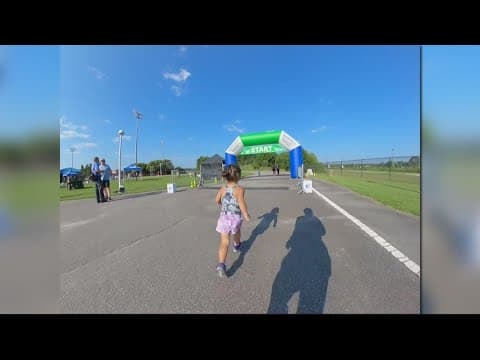 Virginia girl completes 60th race before 3rd birthday