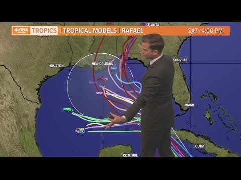 Tuesday 4 am Tropical Update: Rafael expected to become hurricane before it enters the Gulf