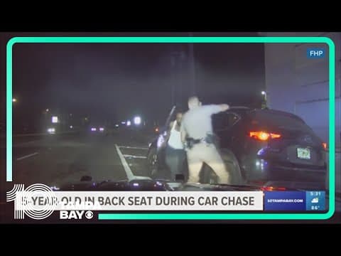 5-year-old in back seat during car chase in Tampa