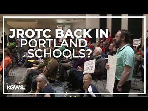 High schools in Portland can now decide whether to allow JROTC programs