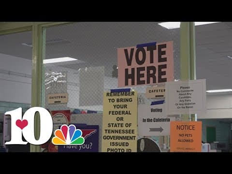 Election sites close tonight at 8 PM